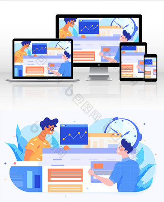 數據互聯網驅動下的高效開發 商務辦公與新媒體插畫的藝術融合